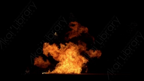 视频素材-爆炸火焰Explosion_Ground_Sparks_60fps_12