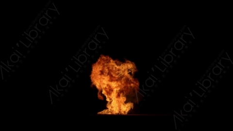 视频素材-爆炸火焰Explosion_Ground_Sparks_60fps_16