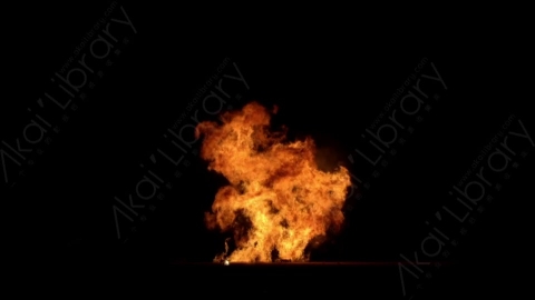 视频素材-爆炸火焰Explosion_Ground_Sparks_60fps_17