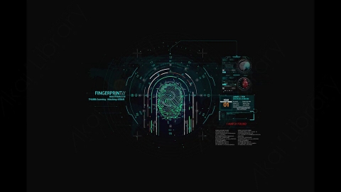 AE模板-Fingerprint指纹HUD科技扫描识别界面.zip