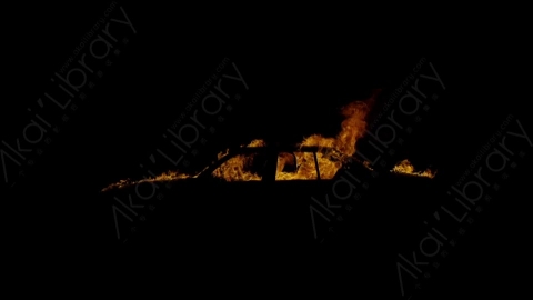 视频素材-车辆燃烧火焰Fire_Car_Side_60fps_04