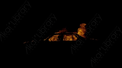 视频素材-车辆燃烧火焰Fire_Car_Side_60fps_06