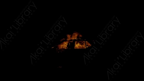 视频素材-车辆燃烧火焰Fire_Car_Side_60fps_07