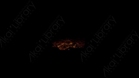 视频素材-天花板燃烧火焰Fire_Ceiling_120fps_05