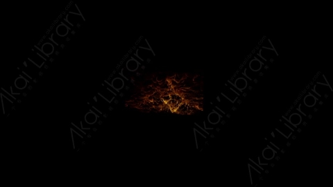 视频素材-天花板燃烧火焰Fire_Ceiling_120fps_06