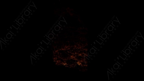 视频素材-天花板燃烧火焰Fire_Ceiling_120fps_09