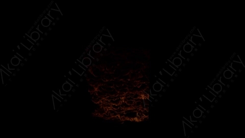视频素材-天花板燃烧火焰Fire_Ceiling_120fps_10