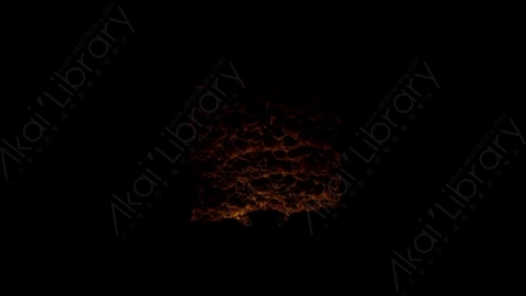 视频素材-天花板燃烧火焰Fire_Ceiling_60fps_04