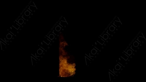 视频素材-门内燃烧火焰Fire_Door_Front_120fps_03
