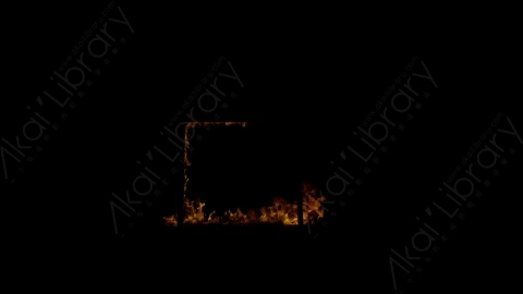 视频素材-木头燃烧火焰Fire_Frame_Back_60fps_01