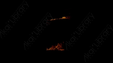 视频素材-木头燃烧火焰Fire_Frame_TheeQuarterBack_120fps_06