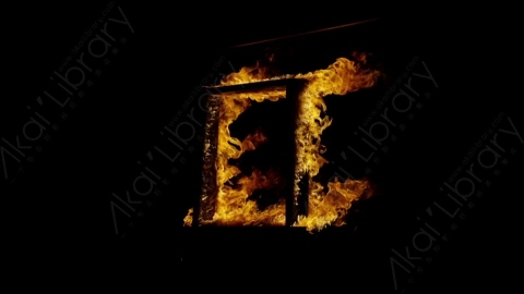 视频素材-木头燃烧火焰Fire_Frame_TheeQuarterBack_120fps_10