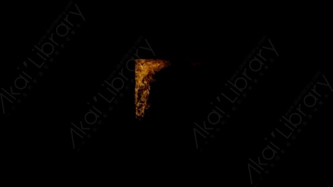 视频素材-窗户窗口燃烧火焰Fire_Window_Corner_Top_Left_120fps_06
