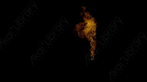 视频素材-窗户窗口燃烧火焰Fire_Window_Corner_Top_Right_60fps_04