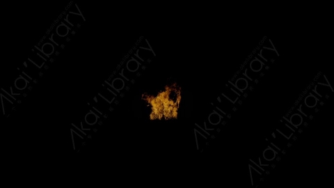 视频素材-窗户窗口燃烧火焰Fire_Window_Front_Large_120fps_01