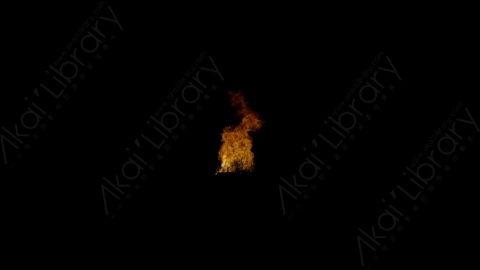 视频素材-窗户窗口燃烧火焰Fire_Window_Front_Large_120fps_05