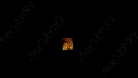 视频素材-窗户窗口燃烧火焰Fire_Window_Front_Large_120fps_06