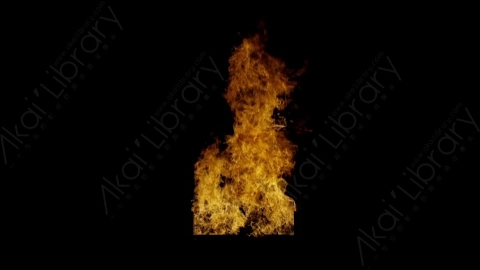 视频素材-窗户窗口燃烧火焰Fire_Window_Front_Large_120fps_09