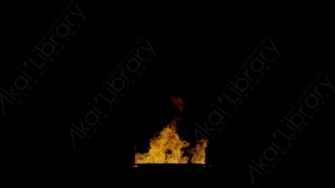 视频素材-窗户窗口燃烧火焰Fire_Window_Front_Large_120fps_12