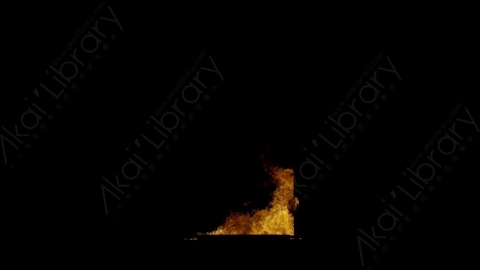 视频素材-窗户窗口燃烧火焰Fire_Window_Front_Large_120fps_13
