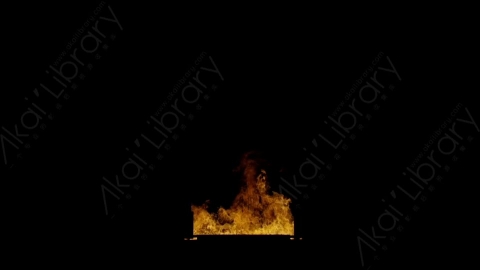 视频素材-窗户窗口燃烧火焰Fire_Window_Front_Large_120fps_15