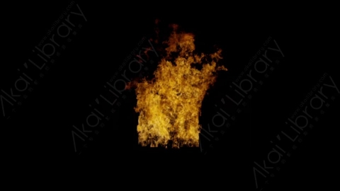 视频素材-窗户窗口燃烧火焰Fire_Window_Front_Large_120fps_17