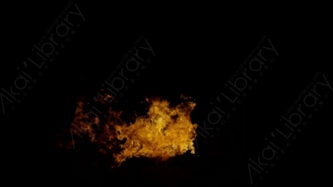 视频素材-窗户窗口燃烧火焰Fire_Window_Front_Large_120fps_20
