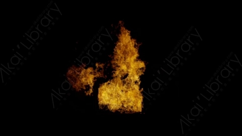 视频素材-窗户窗口燃烧火焰Fire_Window_Front_Large_120fps_21