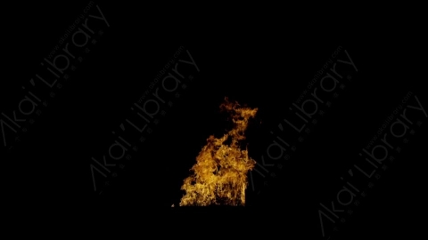 视频素材-窗户窗口燃烧火焰Fire_Window_Front_Large_120fps_29