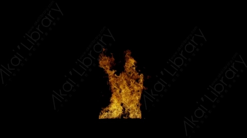 视频素材-窗户窗口燃烧火焰Fire_Window_Front_Large_120fps_30