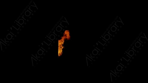 视频素材-窗户窗口燃烧火焰Fire_Window_Side_60fps_03