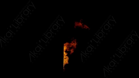 视频素材-窗户窗口燃烧火焰Fire_Window_Side_60fps_10