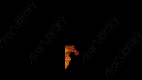 视频素材-窗户窗口燃烧火焰Fire_Window_Side_60fps_11