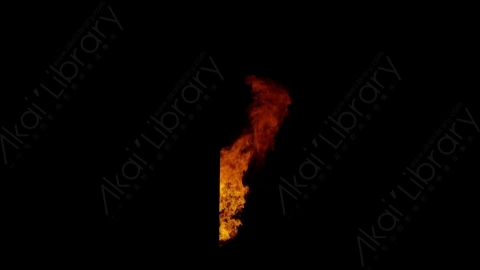 视频素材-窗户窗口燃烧火焰Fire_Window_Side_60fps_12