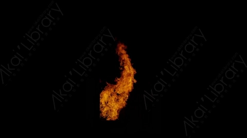 视频素材-窗户窗口燃烧火焰Fire_Window_ThreeQuarter_60fps_01