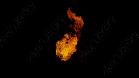 视频素材-窗户窗口燃烧火焰Fire_Window_ThreeQuarter_60fps_13