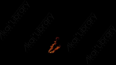 视频素材-窗户窗口燃烧火焰Fire_Window_ThreeQuarter_60fps_17