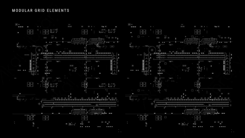 AE模板-Grids Planes Group_HUD科技信息数据电路板界面.zip