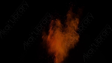 视频素材-爆炸粉尘色粉HD_SIDE_VIEW_6