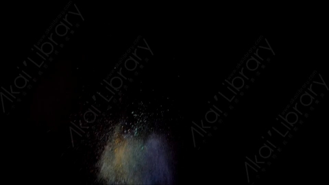视频素材-爆炸粉尘色粉HD_SIDE_VIEW_7