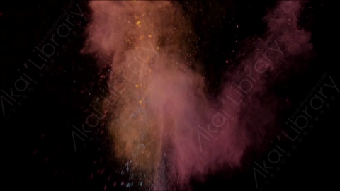 视频素材-爆炸粉尘色粉HD_SIDE_VIEW_8