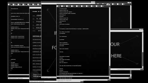 AE模板-Hacking UI_04_HUD科技黑客攻击入侵破解电脑界面.zip