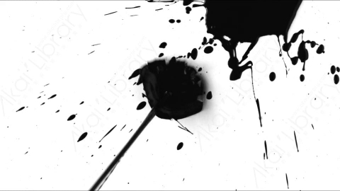 视频素材-Ink_Splat_14水墨洒落