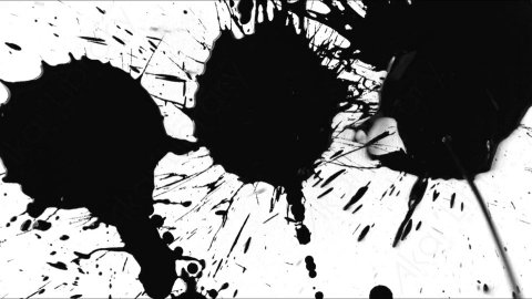 视频素材-Ink_Splat_22水墨洒落
