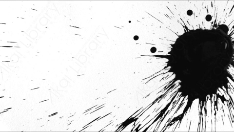 视频素材-Ink_Splat_23水墨洒落