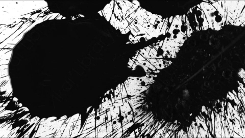 视频素材-Ink_Splat_26水墨洒落