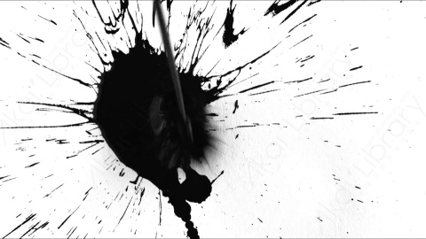 视频素材-Ink_Splat_6水墨洒落