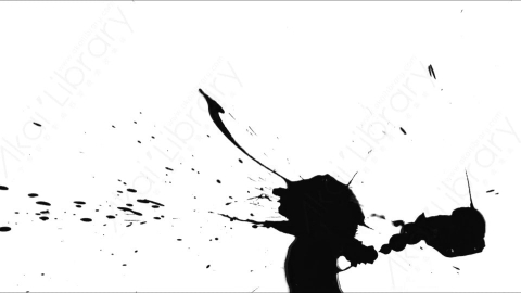 视频素材-Ink_Splat_8水墨洒落