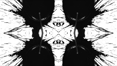 视频素材-Ink_Splat_Mirrored_9水墨洒落