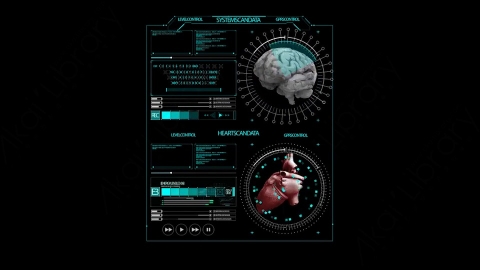 AE模板-Panel Medical 03大脑心脏HUD科技扫描识别界面.zip